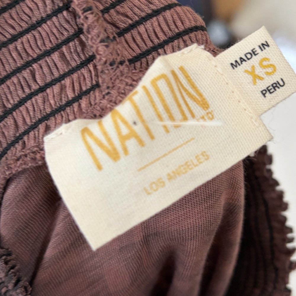 Nation Prim and Proper Plaid High-Neck Women's Top size xs‎ - Picture 6 of 7